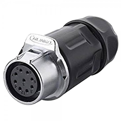 Conector Serie LP-20 Hembra 12 Pines Conector Soldar CNLINKO4021