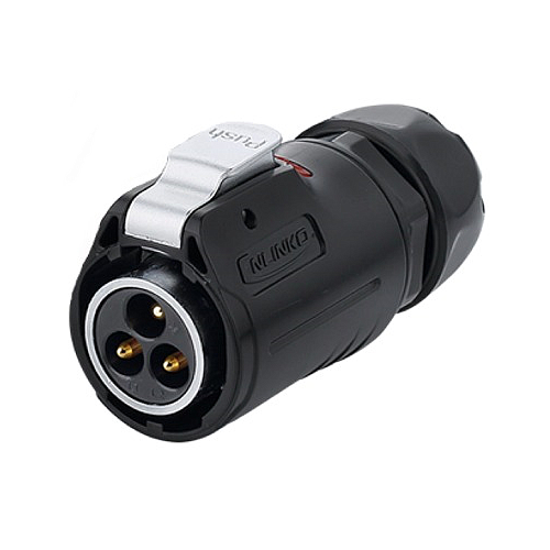 Conector Serie LP-24 Macho 3 Pines Plug Soldar CNLINKO