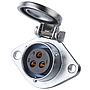 Conector Serie YA-20 hembra socket 3 Pines Soldar CNLINKO
