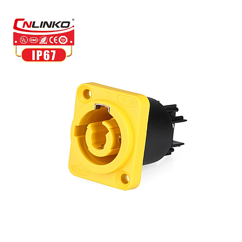 Conector Serie YF-24 Hembra 3 Pines Socket Soldar CNLINKO