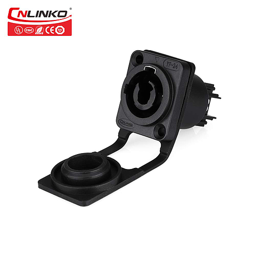Conector Serie YF-24 Hembra 3 Pines Socket Soldar CNLINKO