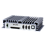 Intel Pentium N4200 Quad Core CPU, 2 DDR3L memory,  2 USB3.0, 2 USB2.0, 2 RS-232, 1 RS-232/422/485, 32bit DIO, 2 GbE, line out, mic in, 1 VGA, 1 HDMI, DC 9~36V, Phoenix Connector  