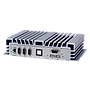 Intel Core i5-8265U Quad Core CPU, 2 DDR4, 4 USB3.1, 2 USB 2.0, 3 RS-232, 1 RS-232/422/485, 8bit GPIO, 2 GbE, line out, mic in, 2 HDMI, DC 9~36V