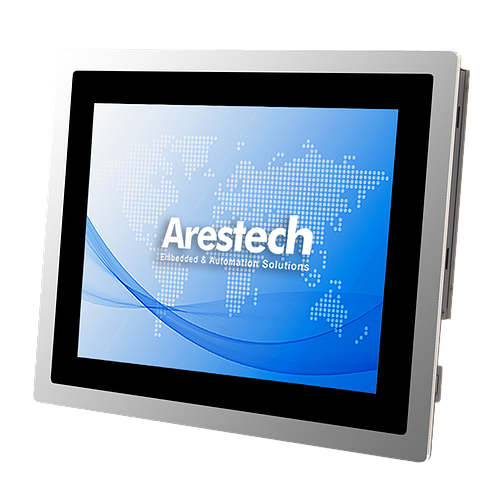 15" 4:3 (1024 x 768), 300 nits, Stainless Steel 316 IP65 front panel, with 5-Wired Resistive Touch, 1 VGA, USB interface, DC 12~24V, Phoenix connector