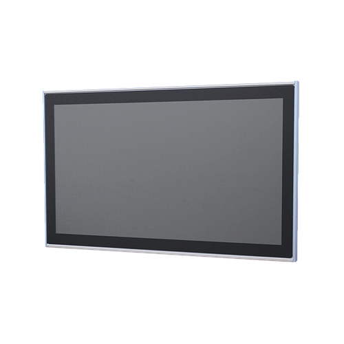 18.5" 16:9 (1366 x 768), 250nits, Fanless Panel PC with Intel Celeron J1900 CPU, Projected Capacitive Touch, 2 USB 3.0, 2 USB 2.0, 3 RS-232, 1 RS-232/422/485, Line out, 8-bit DIO, 2 GbE, 1 VGA, 1 HDMI, DC 9-36 V, Phoenix Connector