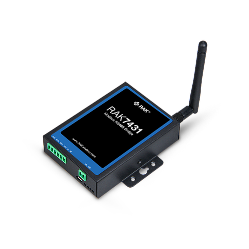 Puente RS485/Modbus a LoRaWAN RAK7431 WisNode