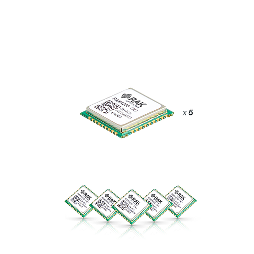 WisDuo LPWAN Module RAK4260 Bundle of 5 units