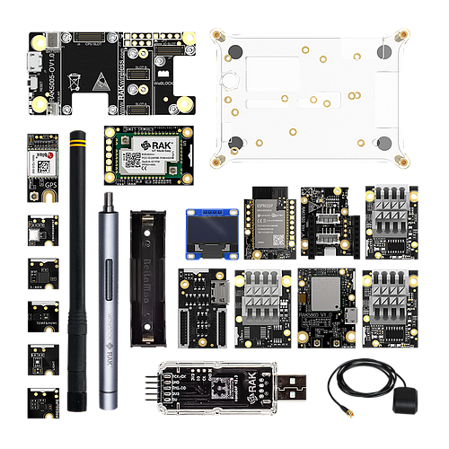 WisBlock Complete Starter Kit with Automatic Screwdriver