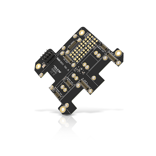 Placa base Wisblock de E/S dual con ranura de alimentación 3ra Gen RAK19011