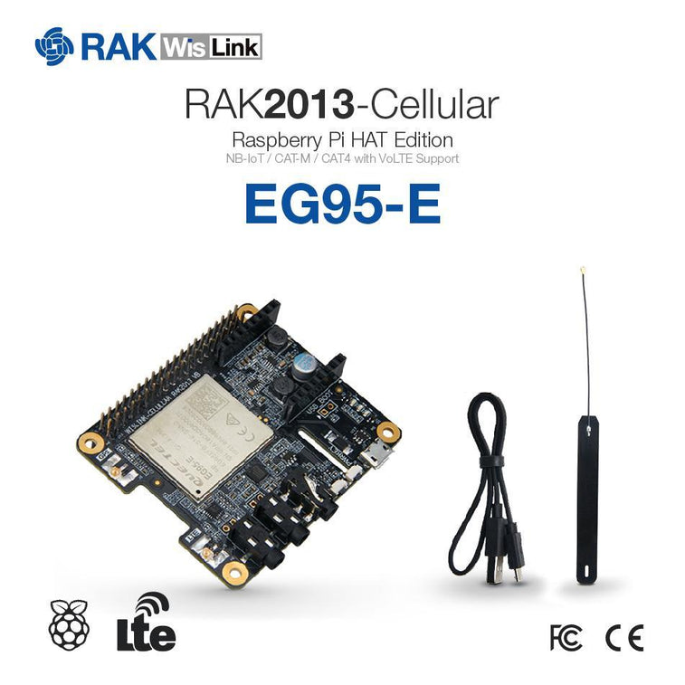 WisLink Cellular Pi Hat RAK2013 EG95-E