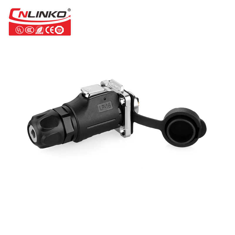 Conector Serie LP-16 Hembra 3 Pines Socket Soldar CNLINKO