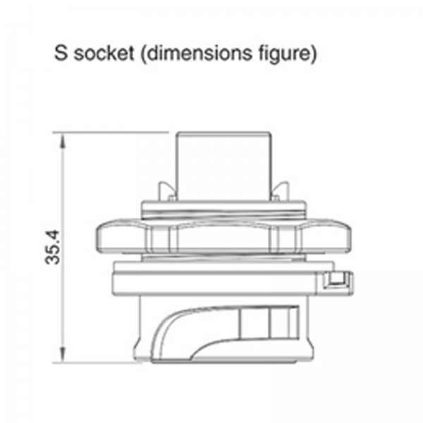 Conector Serie YT-RJ45 RJ45 Socket Soldar CNLINKO