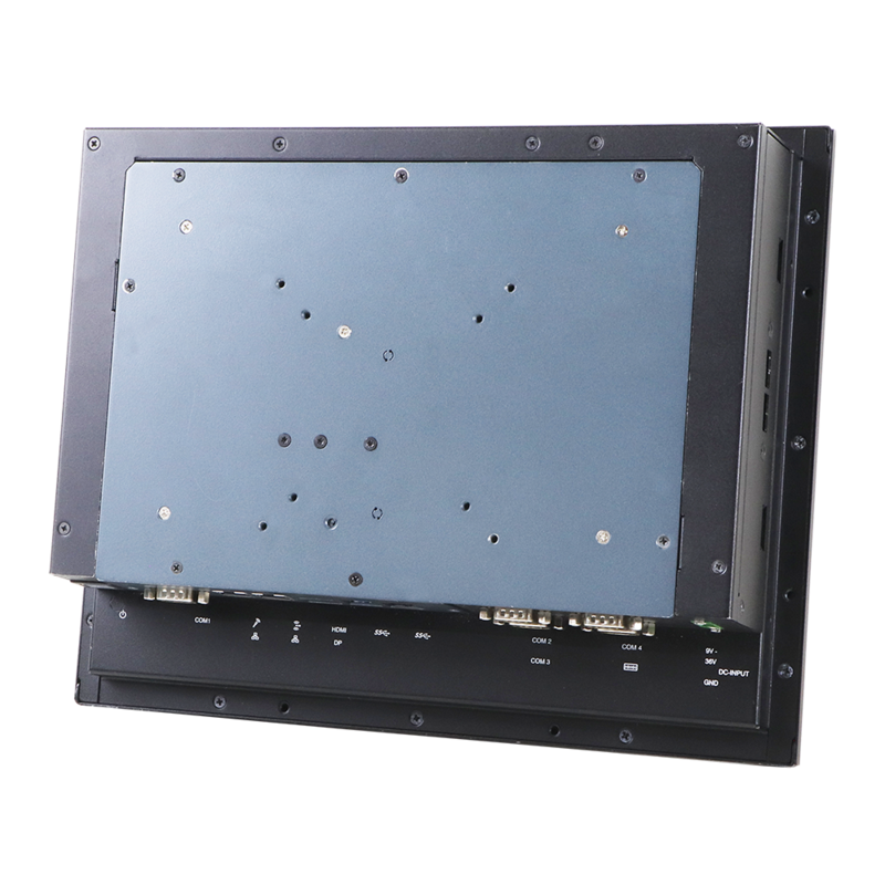 12" 4:3 (1024 x 768), 450nits, Fanless Panel PC with Intel Core i5-8265U CPU, Projected Capacitive Touch, 4 USB 3.0, 3 RS-232, 1 RS-232/422/485, 8-bit DIO, Line out, Mic in, 2 GbE, 2 HDMI, DC 9-36V, Phoenix Connector
