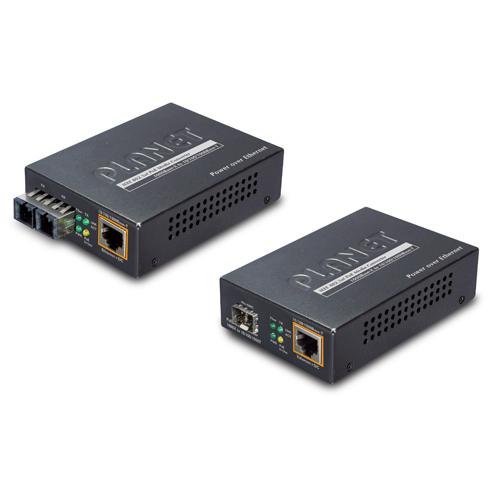 IEEE802.3af-at PoE 10-100-1000Base-T to 100-1000X SFP Converter