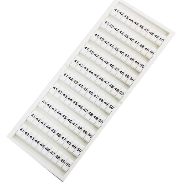 Identificador Bornera BM 41-50 X10