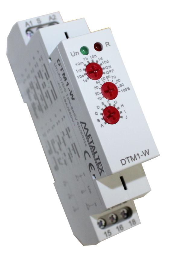 Relé Temporizador Multifunción 0,1Seg-240H 12-240VCA/CC