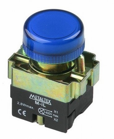 Piloto Led 22mm 24V - azul