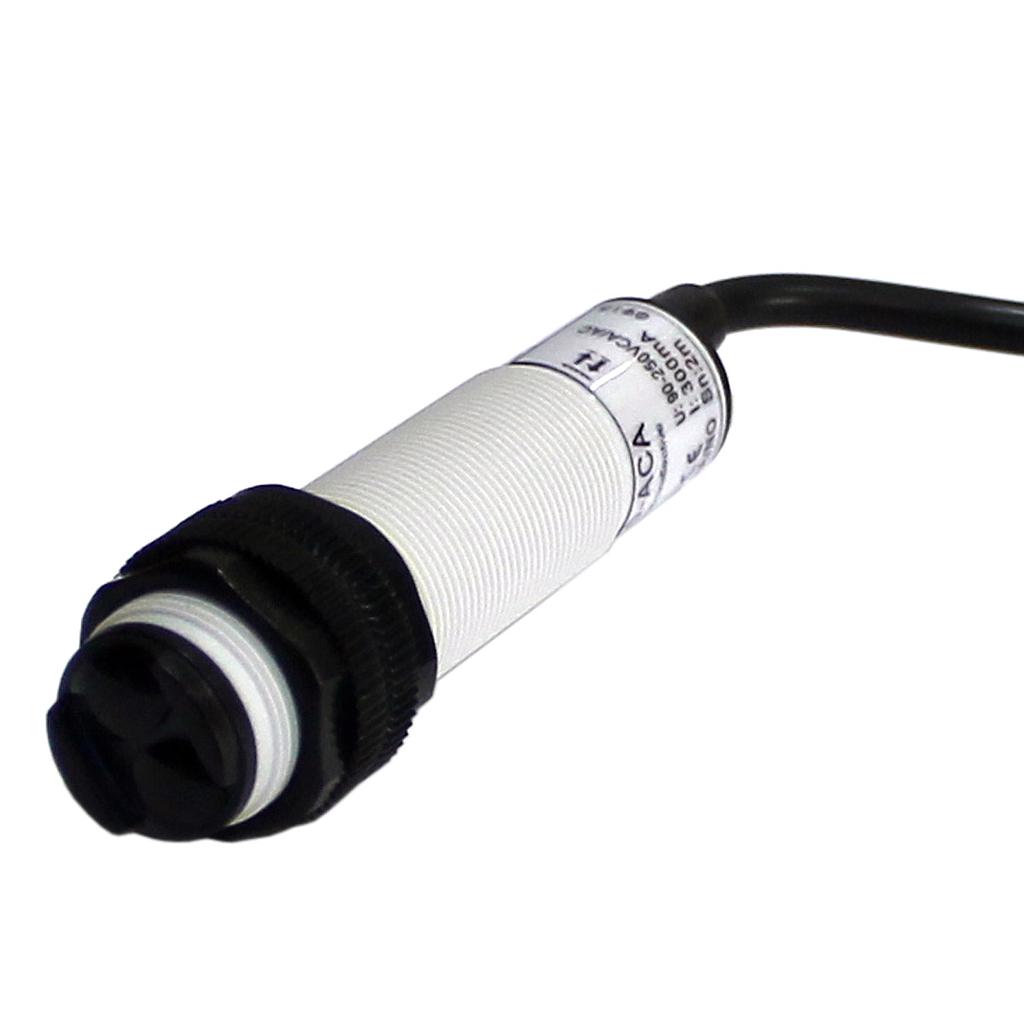 Sensor fotoeléctrico Difuso NPN/NA+NC con ajuste 20CM - 10~30VCC