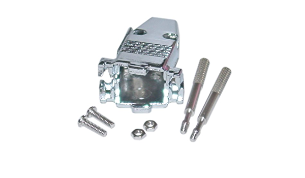 Housing DB9/HD15 (Serial/VGA), Metálico con Tornillos