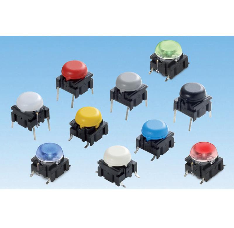 Botón MULTIMEC redondo blanco, diametro 9,6mm, altura total 10,4mm