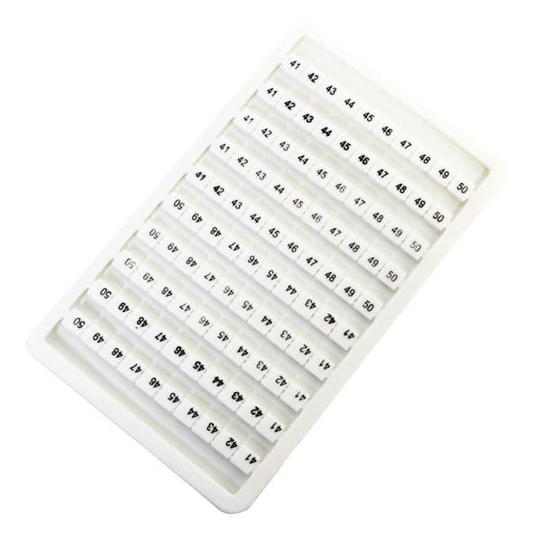 Panel con 100 identificadores de 41 a 50 P/ conector M