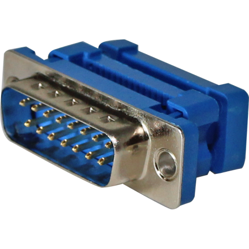 conector DB para cable plano (FLAT cable), 15 pines, macho