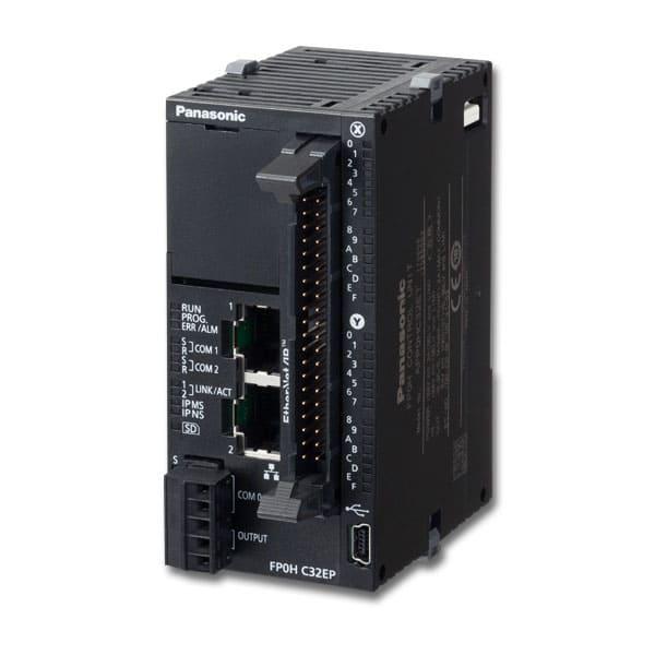 PLC FP0H 16 ENTRADAS/ 16 SALIDAS TRANS NPN puerta ethernet  SLOT SD- RS232-24VCC