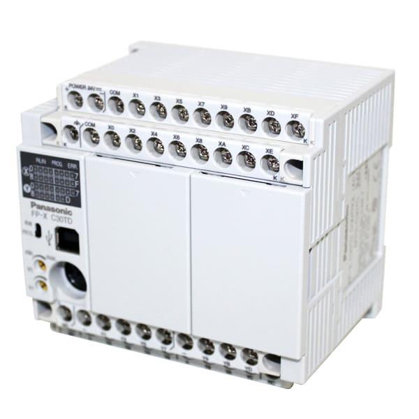 PLC FPX-16E Digitales-14S Transistor NPN- tensión 24VCC