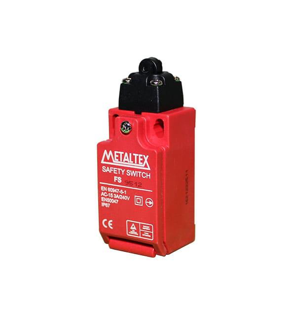 Interruptor fin de carrera Seguridad 2NC+1NA-Pine con rodillo