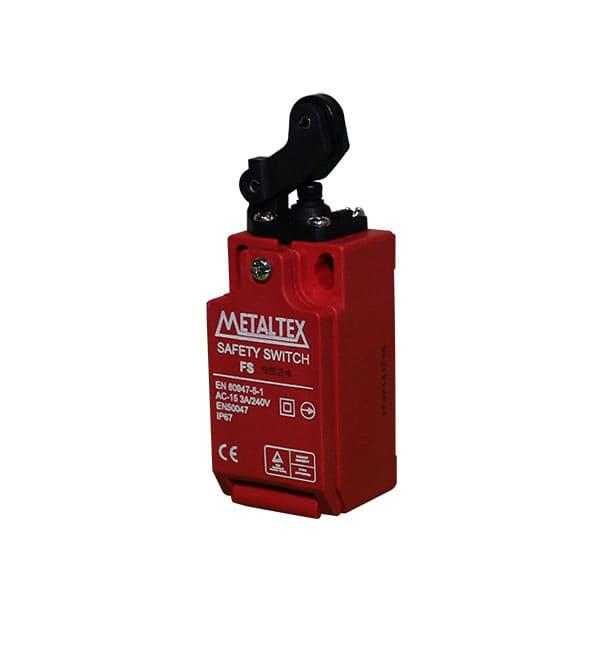 Interruptor fin de carrera Seguridad 2NC+1NA-rodillo