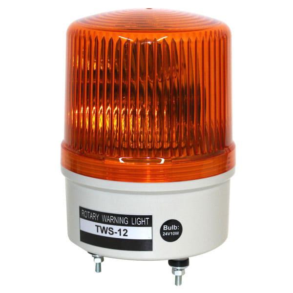 Baliza Emergencia Rotativo 120mm 24VCA/VCC-Naranja