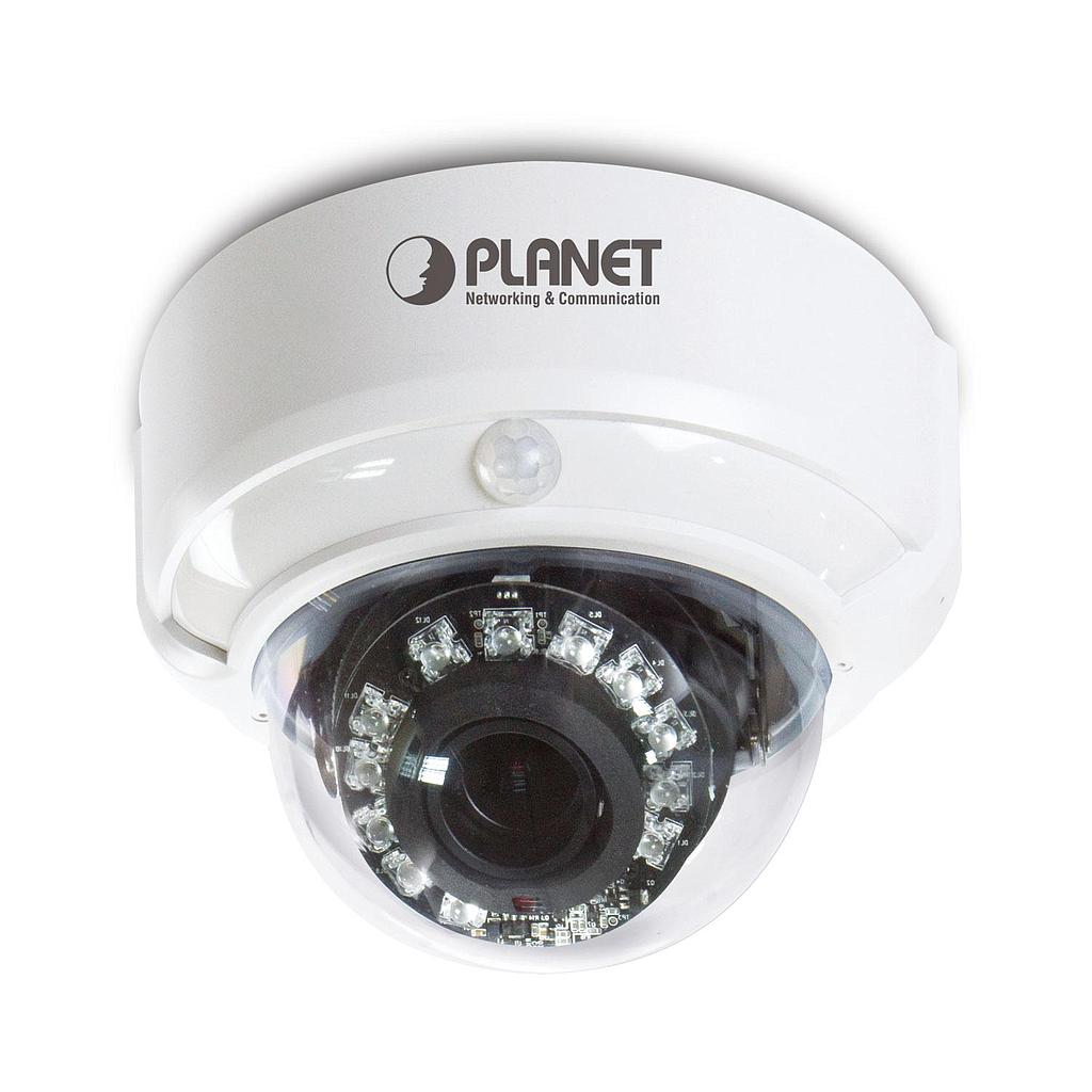 Full HD 20M IR Vari-focal Dome IP Camera. 802.3af POE