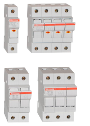 Base portafusible 10x38mm 1 polo 32A 690V max. Ferraz US101