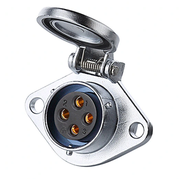 Conector Serie YA-20 hembra socket 4 Pines Soldar CNLINKO