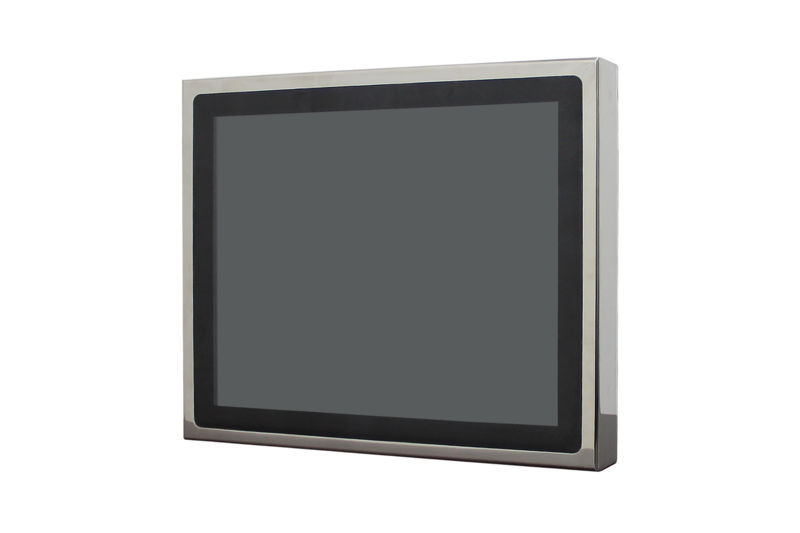 15" 4:3 (1024 x 768), 300nits, Stainless Steel IP65 Full Frame Protection, Fanless Panel PC   with Intel Celeron J1900 CPU, Projected Capacitive touch, 2 USB 3.0 2 USB2.0, 2 RS-232, 1 RS-232/422/485, Line out, 2 GbE, 1 VGA, 1 HDMI, DC 9-36V, Phoenix Connector