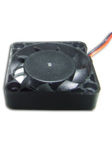 Ventilador CC, 25x25x10mm, 24VCC, 9500RPM, buje