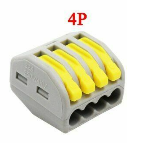 Conector tipo Wago 4 Pines 32A