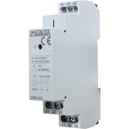 Interfaz de relé 3PDT 8A, 220VAC ó 24V