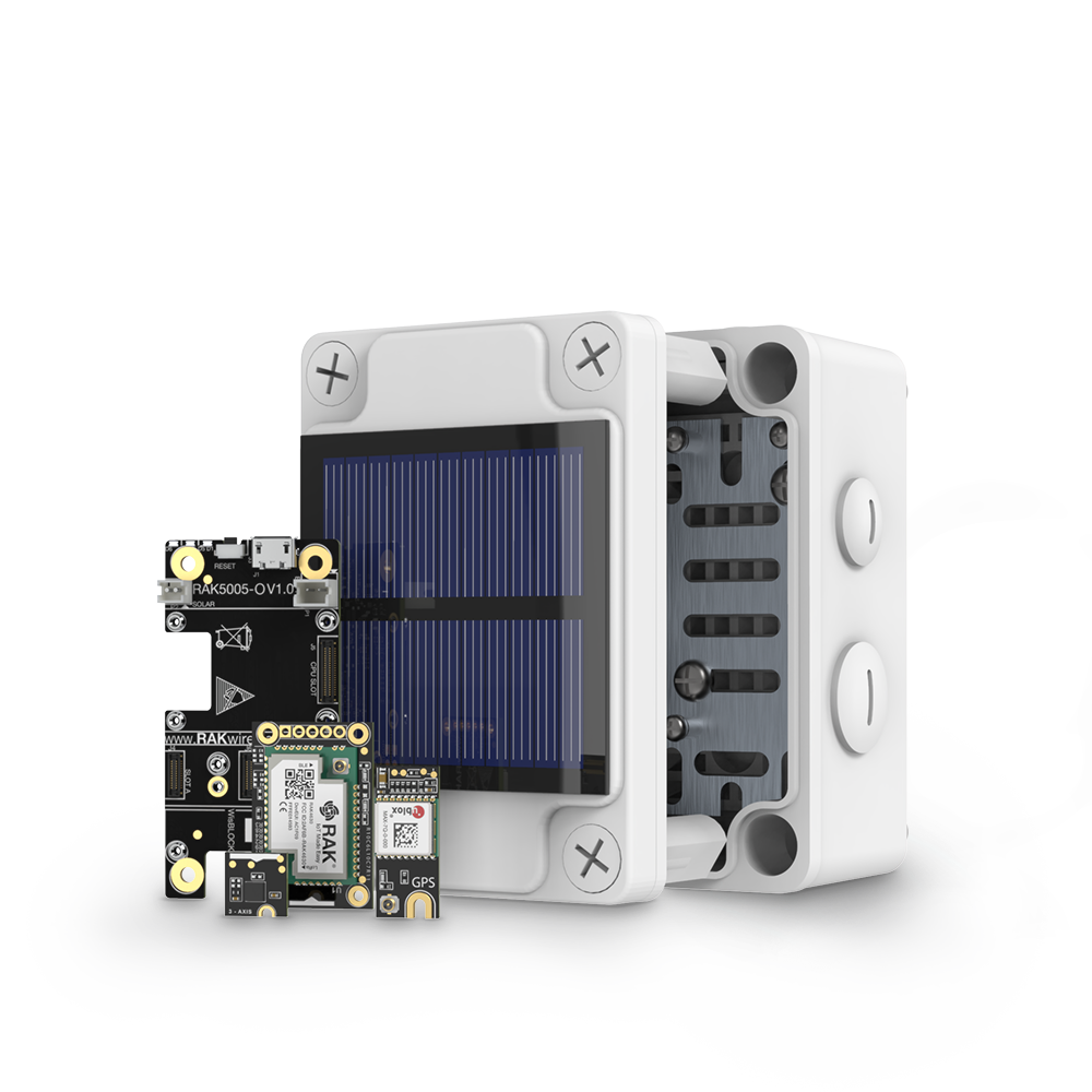 WisBlock Kit 2nd Gen LoRa-based GPS Tracker with Solar Panel