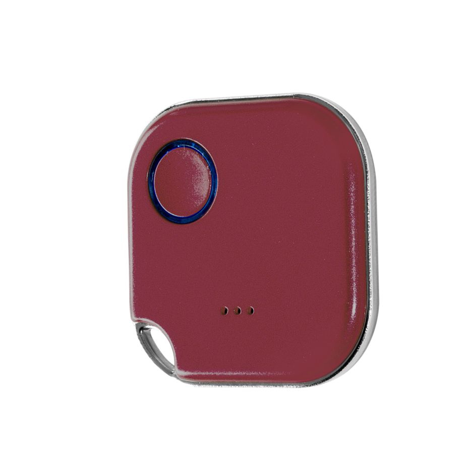 Botón de activación de acciones y escenas operado por Bluetooth rojo