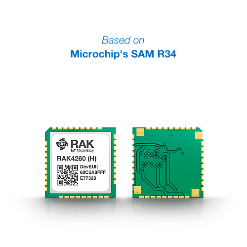 WisDuo LPWAN Module RAK4260 Bundle of 5 units