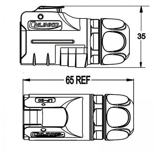 Conector Serie LP-20 Macho 3 Pines Plug Soldar CNLINKO