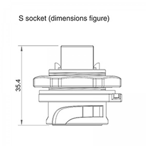Conector Serie YT-RJ45 RJ45 Socket Soldar CNLINKO