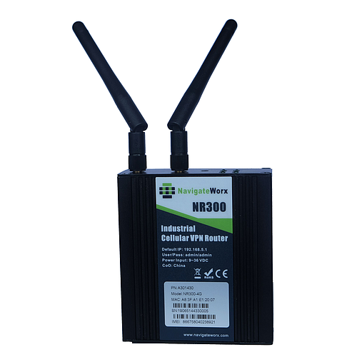 Navigateworx A301430 NR300 LTE celular router con accesorios